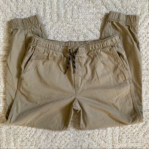 Boys khaki joggers